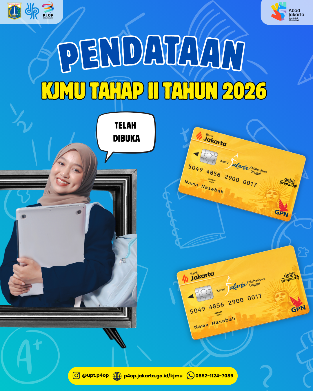 Poster pendataan KJMU Tahap II Tahun 2026